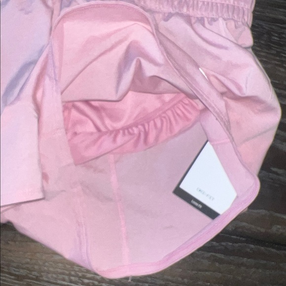 Nike dri fit light pink running shorts Large built in underwear - Picture 4 of 10